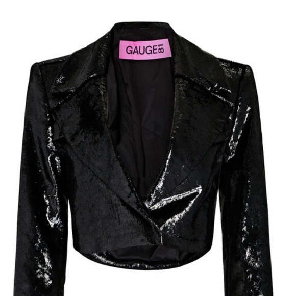 Gauge81 Vannes cropped blazer with notch lapels and a front button closure - XS - Picture 5 of 5